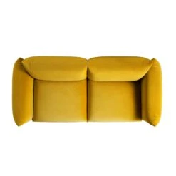 Gianni Three Seater Sofa, Goldenrod Velvet 21 Gianni Three Seater Sofa, Goldenrod Velvet -FINZ Furniture Shop BOSF 9678 GOLD VEL 3ST WB3