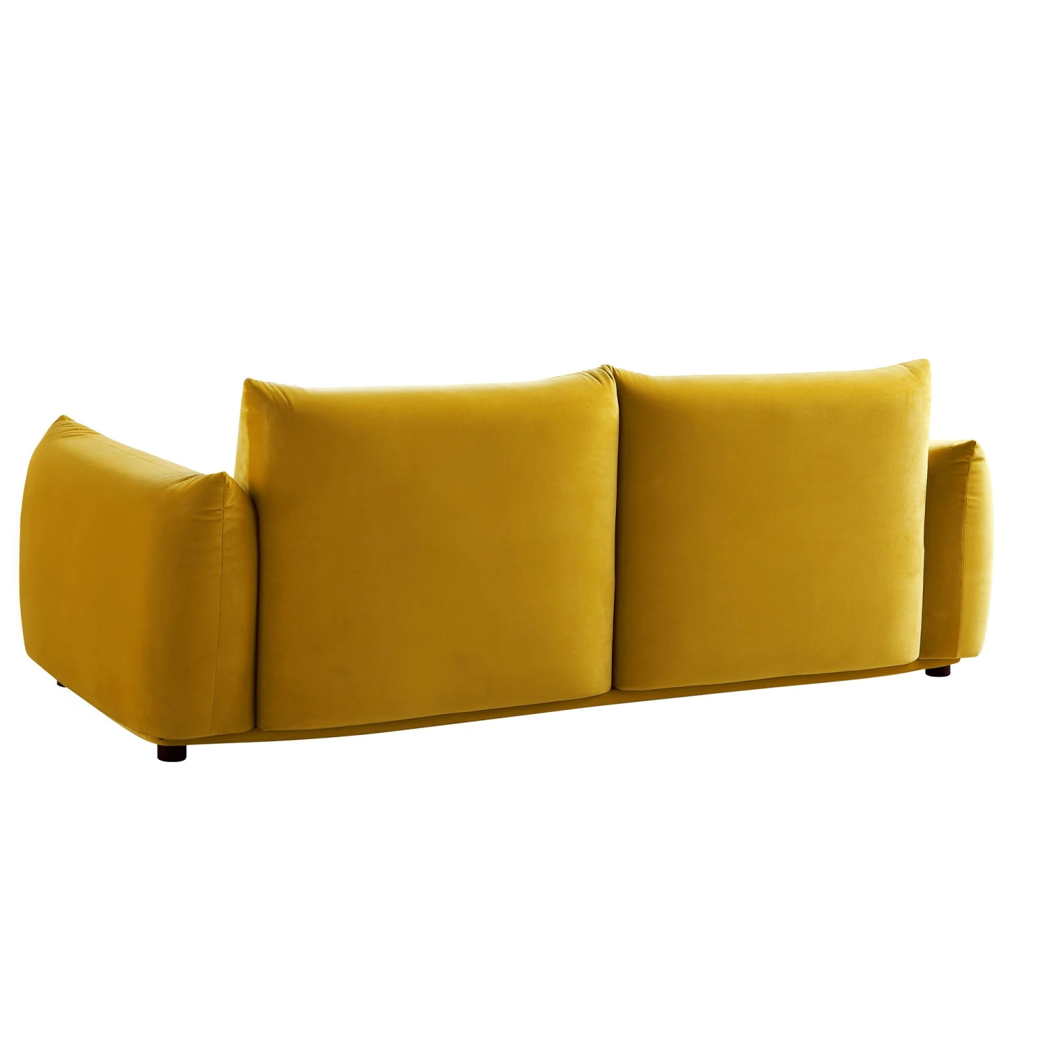 Gianni Three Seater Sofa, Goldenrod Velvet 12 Gianni Three Seater Sofa, Goldenrod Velvet - Image 10