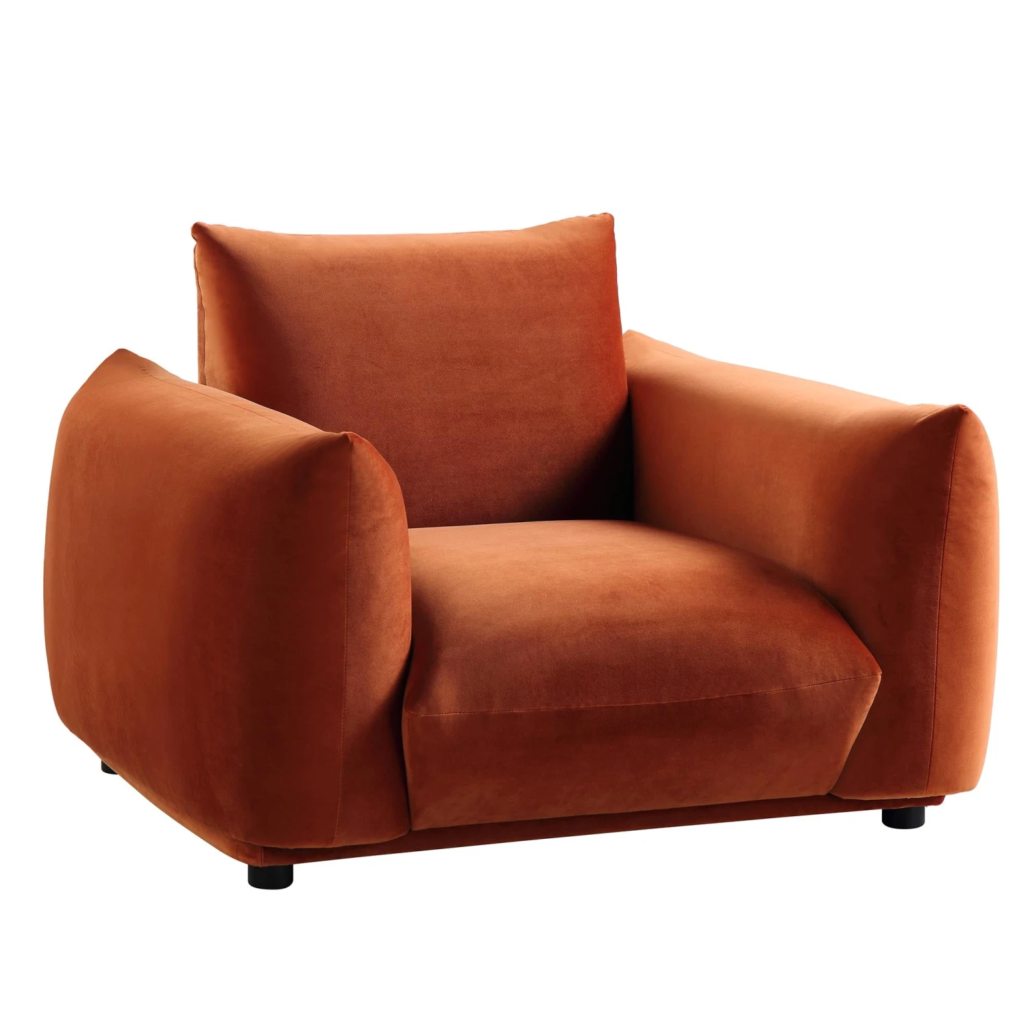 Gianni Armchair, Rust Velvet 9 Gianni Armchair, Rust Velvet - Image 7