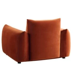 Gianni Armchair, Rust Velvet 25 Gianni Armchair, Rust Velvet -FINZ Furniture Shop BOSF 9678 RUST VEL 1ST WB5