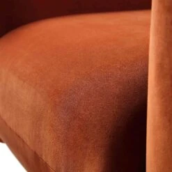 Gianni Armchair, Rust Velvet 29 Gianni Armchair, Rust Velvet -FINZ Furniture Shop BOSF 9678 RUST VEL 1ST detail3