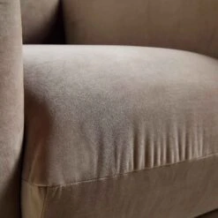 Gianni Armchair, Mink Velvet 27 Gianni Armchair, Mink Velvet -FINZ Furniture Shop BOSF 9678 TAUPE VEL 1ST detail2