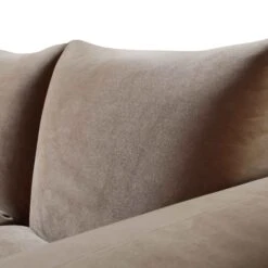 Gianni Two Seater Sofa, Mink Velvet -FINZ Furniture Shop BOSF 9678 TAUPE VEL 2ST detail2