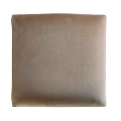 Gianni Pouffe, Mink Velvet -FINZ Furniture Shop BOSF 9678 TAUPE VEL STOOL WB4