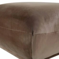 Gianni Pouffe, Mink Velvet -FINZ Furniture Shop BOSF 9678 TAUPE VEL STOOL detail1