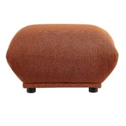 Gianni Pouffe, Terracotta Fabric -FINZ Furniture Shop BOSF 9678 TERRA LIN STOOL WB1