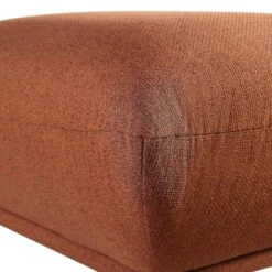 Gianni Pouffe, Terracotta Fabric -FINZ Furniture Shop BOSF 9678 TERRA LIN STOOL detail1
