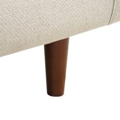 Henrietta Armchair, Beige Woven Fabric -FINZ Furniture Shop BOSF 9680 BEIGE WOV 1ST detail5