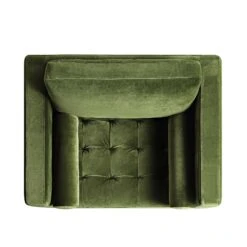 Henrietta Armchair, Moss Green Velvet 23 Henrietta Armchair, Moss Green Velvet -FINZ Furniture Shop BOSF 9680 FERN VEL 1ST WB3