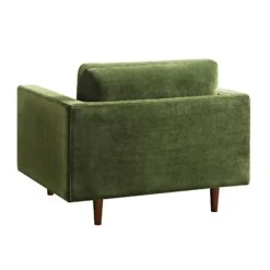 Henrietta Armchair, Moss Green Velvet 24 Henrietta Armchair, Moss Green Velvet -FINZ Furniture Shop BOSF 9680 FERN VEL 1ST WB4