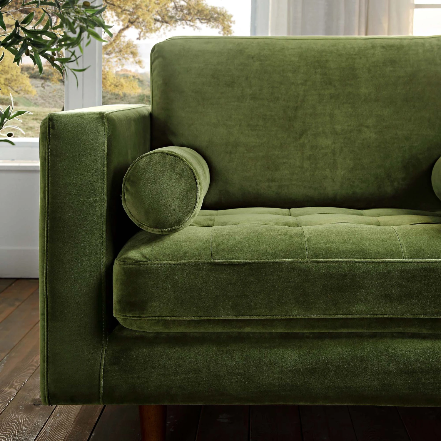 Henrietta Armchair, Moss Green Velvet 16 Henrietta Armchair, Moss Green Velvet - Image 14