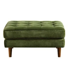 Henrietta Ottoman, Moss Green Velvet 16 Henrietta Ottoman, Moss Green Velvet -FINZ Furniture Shop BOSF 9680 FERN VEL STOOL WB2