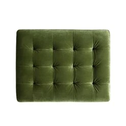 Henrietta Ottoman, Moss Green Velvet 20 Henrietta Ottoman, Moss Green Velvet -FINZ Furniture Shop BOSF 9680 FERN VEL STOOL WB4