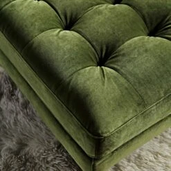 Henrietta Ottoman, Moss Green Velvet 15 Henrietta Ottoman, Moss Green Velvet -FINZ Furniture Shop BOSF 9680 FERN VEL STOOL scene3