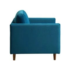 Henrietta Armchair, Teal Velvet -FINZ Furniture Shop BOSF 9680 TEAL VEL 1ST WB4