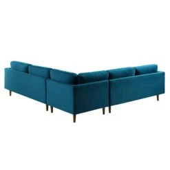 Henrietta 5+Seater Corner Sofa, Teal Velvet 20 Henrietta 5+Seater Corner Sofa, Teal Velvet -FINZ Furniture Shop BOSF 9680 TEAL VELCORNER WB4