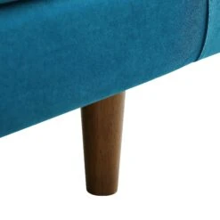 Henrietta 2-Seater Sofa, Teal Velvet 31 Henrietta 2-Seater Sofa, Teal Velvet -FINZ Furniture Shop BOSF 9680 TEAL VEL detail7