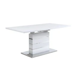Hayne High Gloss White Extending Dining Table 6 To 8 Seater -FINZ Furniture Shop BSD 019 2 8491e25b 1c20 47ae a3c5 760272c267d2
