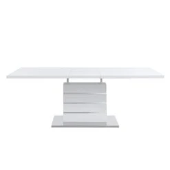 Hayne High Gloss White Extending Dining Table 6 To 8 Seater -FINZ Furniture Shop BSD 019 5 c3c1da53 abfa 484c 8ec2 9ec3ebd65b09