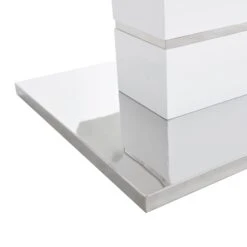 Hayne High Gloss White Extending Dining Table 6 To 8 Seater -FINZ Furniture Shop BSD 019 detail4 42e1905b a275 4761 9e8d a7f67a01ff98