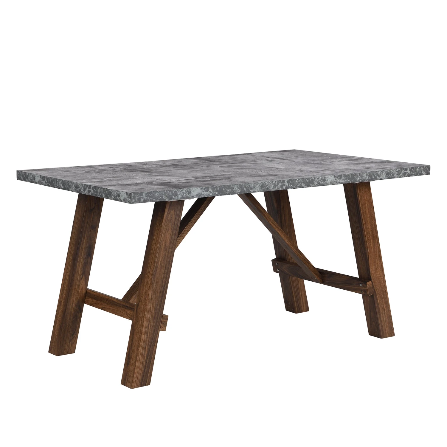 Lambeth Concrete Effect 150cm Dining Table 4 Lambeth Concrete Effect 150cm Dining Table - Image 2