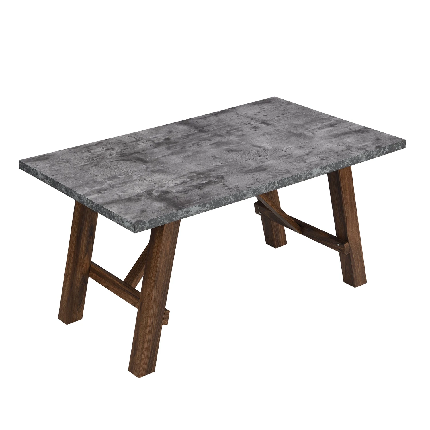 Lambeth Concrete Effect 150cm Dining Table 5 Lambeth Concrete Effect 150cm Dining Table - Image 3