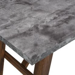 Lambeth Concrete Effect 150cm Dining Table 17 Lambeth Concrete Effect 150cm Dining Table -FINZ Furniture Shop BSD 023 detail1