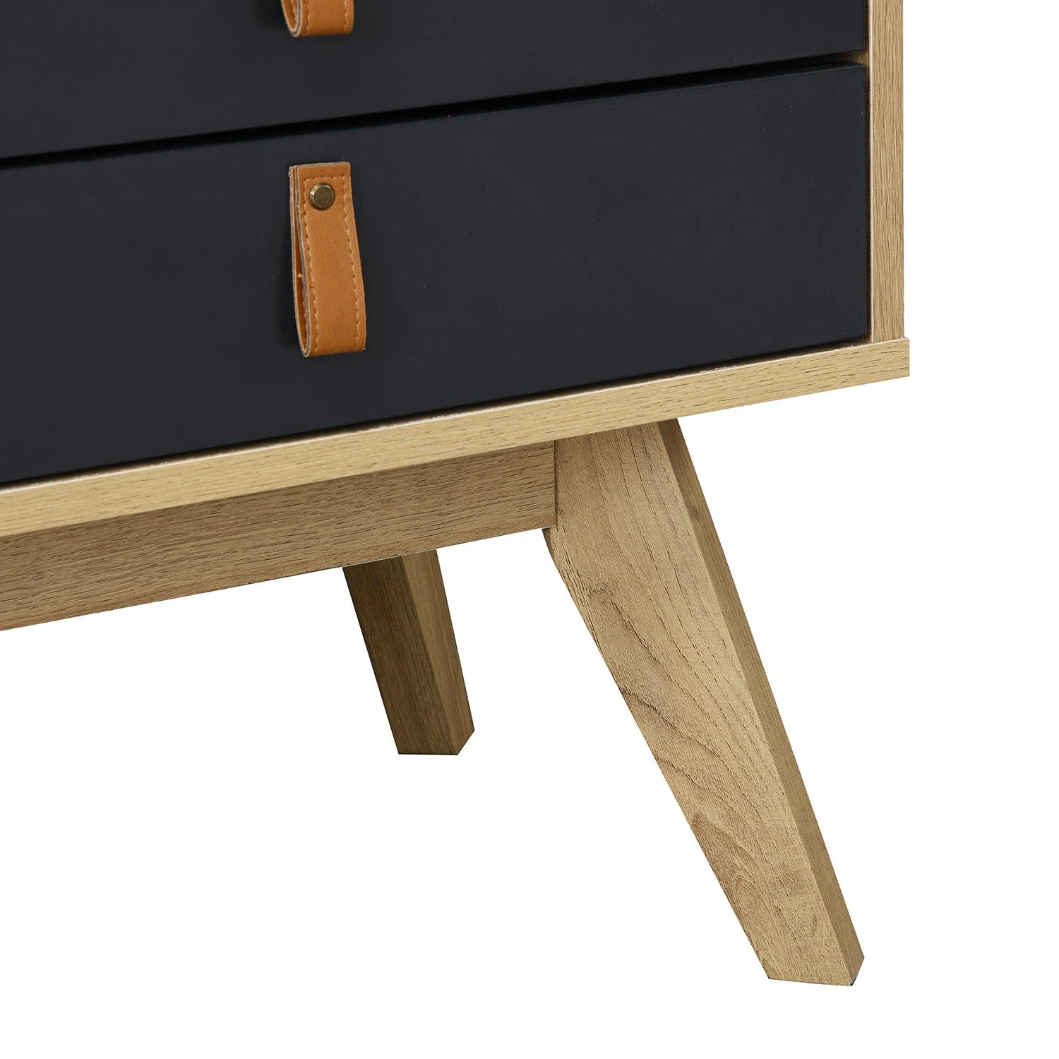 Tallis Two Tone Bedside Table With 2 Drawers 10 Tallis Two Tone Bedside Table With 2 Drawers - Image 8