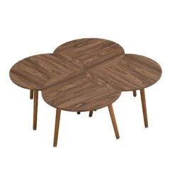 Monza 4-in-1 Walnut Effect Coffee Table 21 Monza 4-in-1 Walnut Effect Coffee Table -FINZ Furniture Shop BSD 054 5