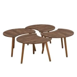 Monza 4-in-1 Walnut Effect Coffee Table 22 Monza 4-in-1 Walnut Effect Coffee Table -FINZ Furniture Shop BSD 054 6