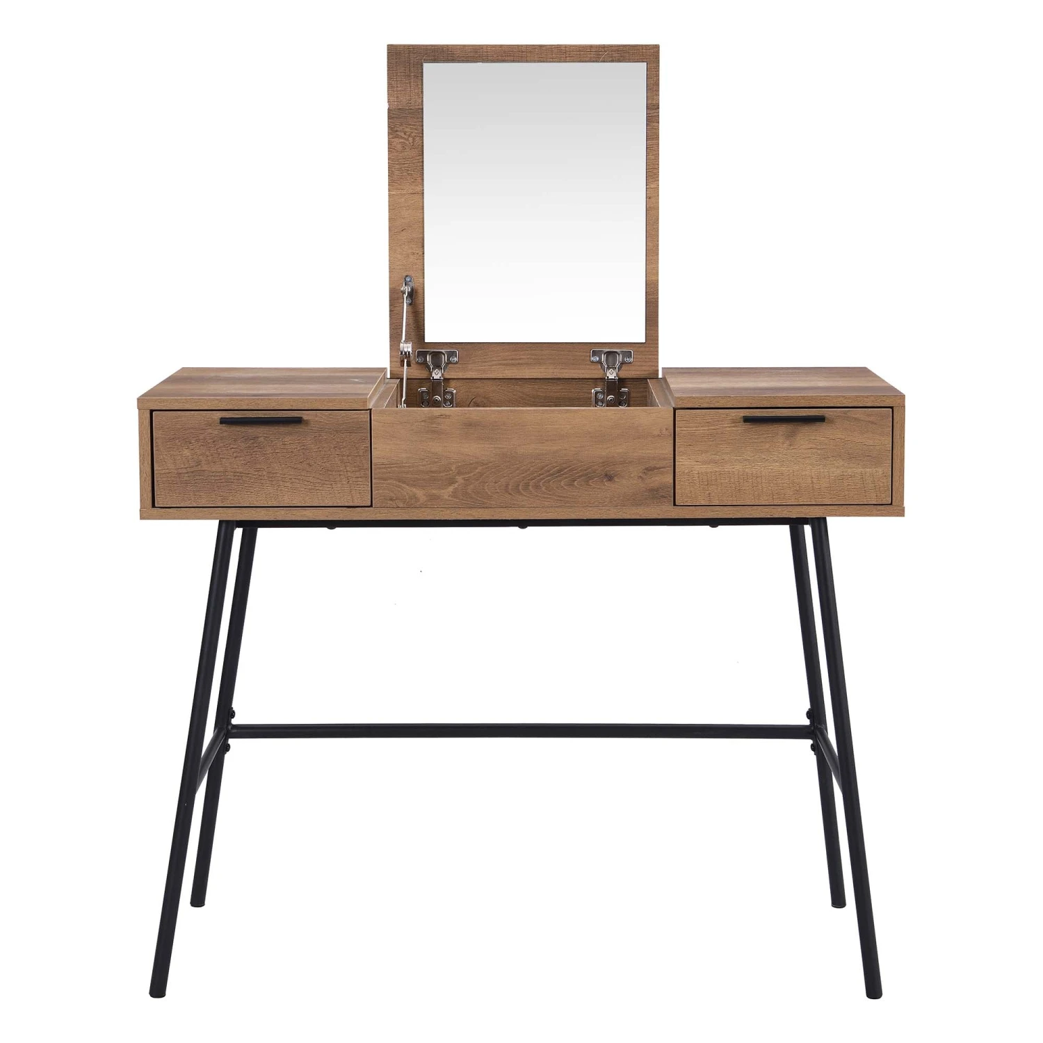 Selwyn Oak Effect Console Dressing Table 6 Selwyn Oak Effect Console Dressing Table - Image 4
