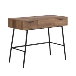 Selwyn Oak Effect Console Dressing Table 21 Selwyn Oak Effect Console Dressing Table -FINZ Furniture Shop BSD 062 WB3