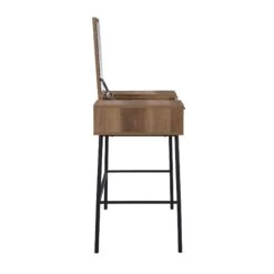 Selwyn Oak Effect Console Dressing Table 23 Selwyn Oak Effect Console Dressing Table -FINZ Furniture Shop BSD 062 WB5