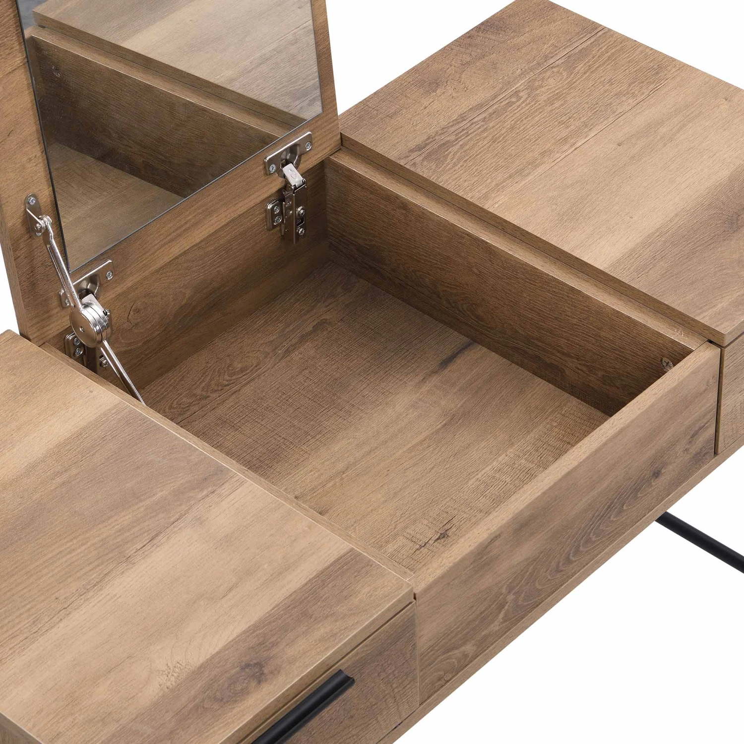 Selwyn Oak Effect Console Dressing Table 12 Selwyn Oak Effect Console Dressing Table - Image 10