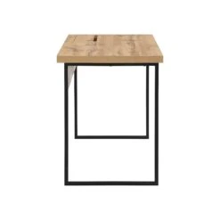 Vaxjo 1 Drawer Oak Effect Desk With Cable Management Storage 18 Vaxjo 1 Drawer Oak Effect Desk With Cable Management Storage -FINZ Furniture Shop BSD 063 5