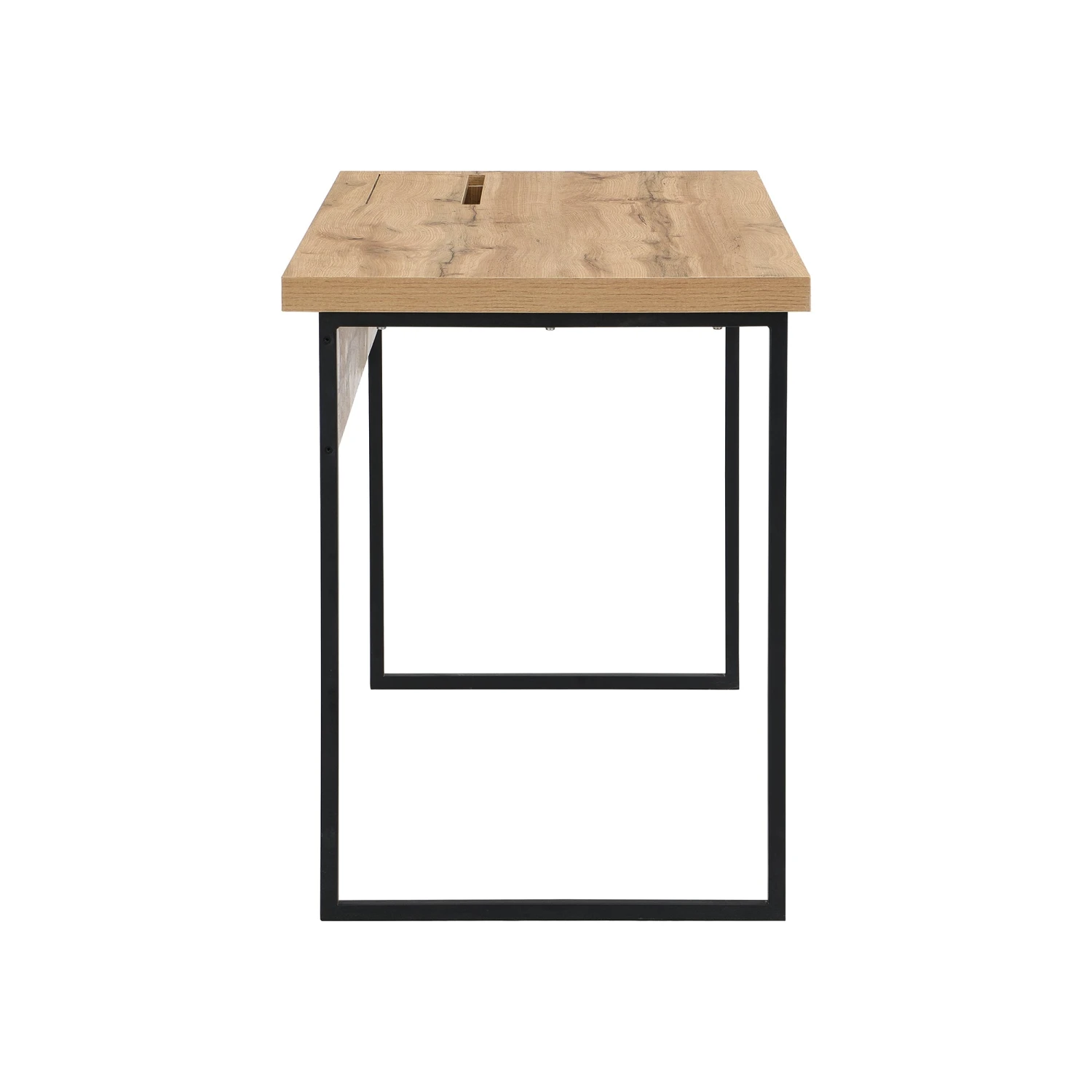 Vaxjo 1 Drawer Oak Effect Desk With Cable Management Storage 9 Vaxjo 1 Drawer Oak Effect Desk With Cable Management Storage - Image 7