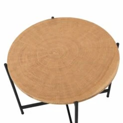 Lewes Oak Set Of 2 Side Tables 18 Lewes Oak Set Of 2 Side Tables -FINZ Furniture Shop BSD 064 detail2