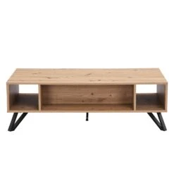 Weston Oak Effect Coffee Table 21 Weston Oak Effect Coffee Table -FINZ Furniture Shop BSD 079 OAK 4