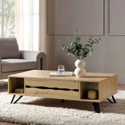 FINZ Furniture Shop 31 Weston Oak Effect Coffee Table