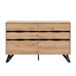 Weston Oak Effect 6 Drawer Chest Of Drawers 22 Weston Oak Effect 6 Drawer Chest Of Drawers -FINZ Furniture Shop BSD 080 OAK 2