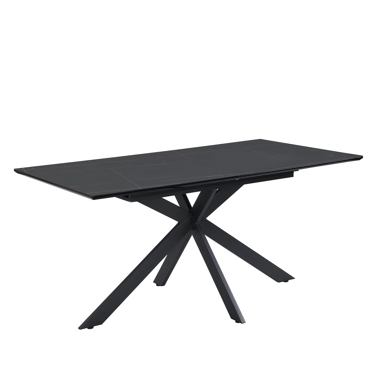 Varden Black Ceramic Extending Dining Table 10 Varden Black Ceramic Extending Dining Table - Image 8