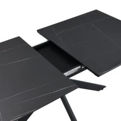 Varden Black Ceramic Extending Dining Table 23 Varden Black Ceramic Extending Dining Table -FINZ Furniture Shop BSD 094 BLACK detail1