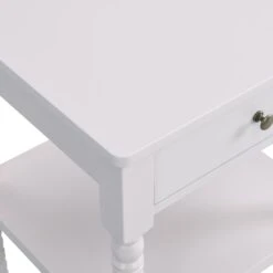 Aldwinke Beige Bobbin 1 Drawer Side Table 20 Aldwinke Beige Bobbin 1 Drawer Side Table -FINZ Furniture Shop BSD 097 BEIGE detail2