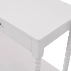 Aldwinke Beige Bobbin 2 Drawer Large Console Table -FINZ Furniture Shop BSD 098 BEIGE detail2