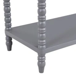 Aldwinke Dark Grey Bobbin 2 Drawer Large Console Table 21 Aldwinke Dark Grey Bobbin 2 Drawer Large Console Table -FINZ Furniture Shop BSD 098 DARKGREY detail3