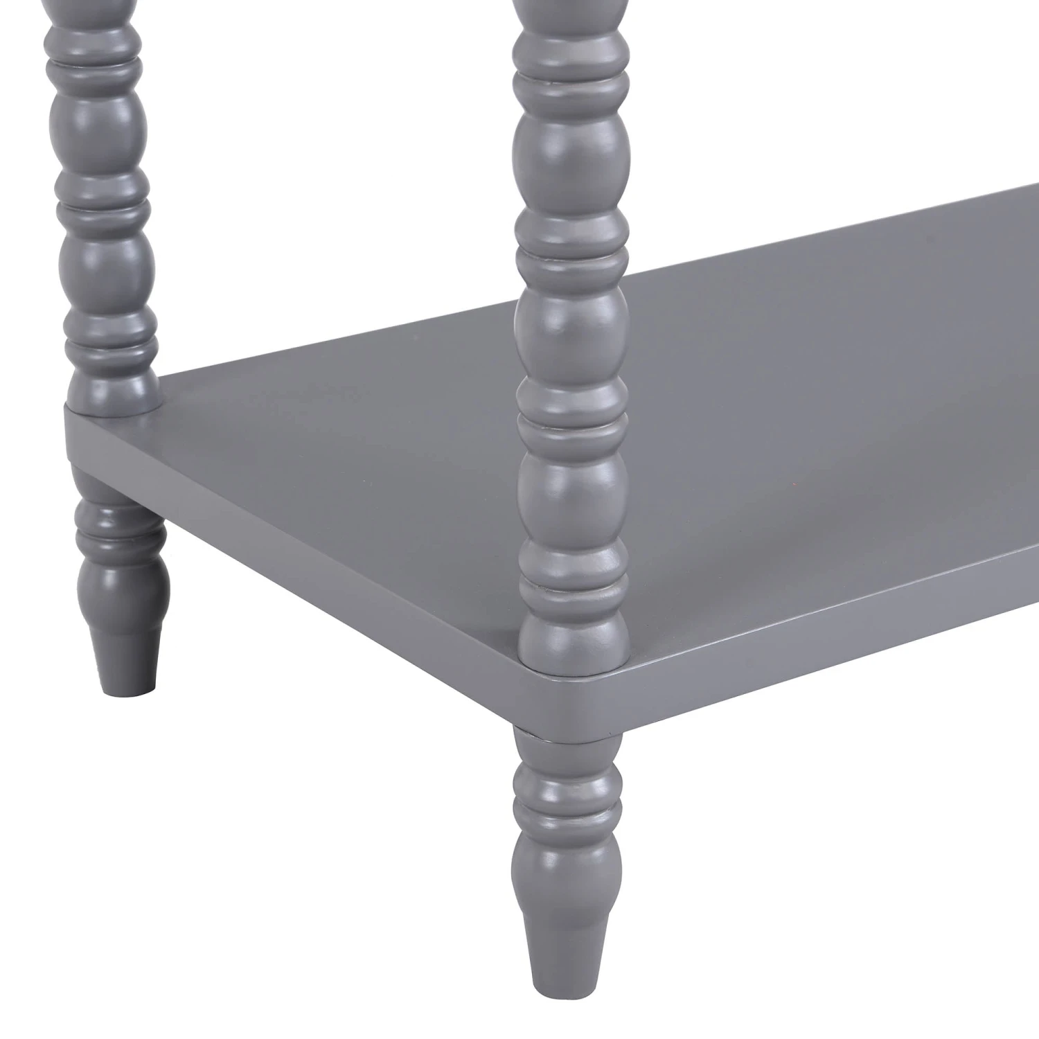 Aldwinke Dark Grey Bobbin 2 Drawer Large Console Table 12 Aldwinke Dark Grey Bobbin 2 Drawer Large Console Table - Image 10