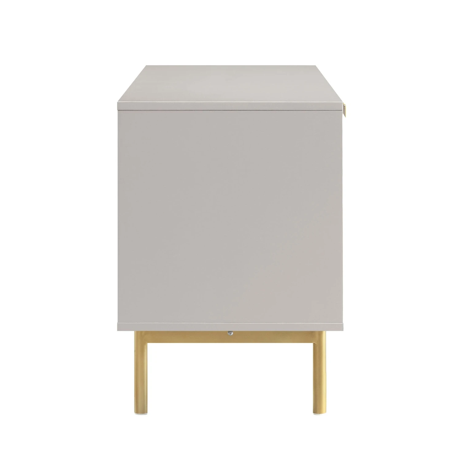 Richmond Ridged 120cm Wide TV Media Unit, Matte Taupe 10 Richmond Ridged 120cm Wide TV Media Unit, Matte Taupe - Image 8