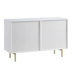Richmond Ridged Wide Chest Of 6 Drawers, Matte White 21 Richmond Ridged Wide Chest Of 6 Drawers, Matte White -FINZ Furniture Shop BSD 107 WHITE WB5