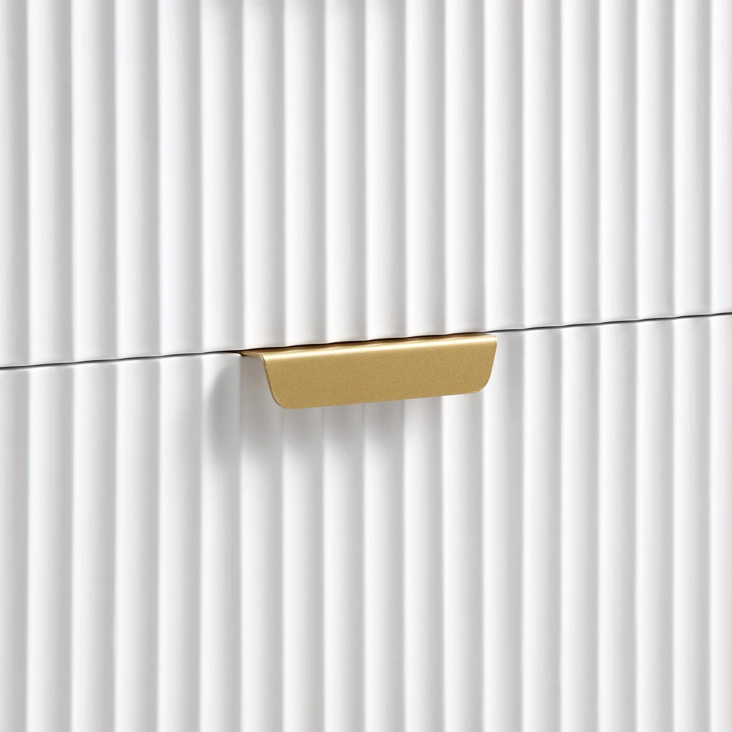 Richmond Ridged Wide Chest Of 6 Drawers, Matte White 13 Richmond Ridged Wide Chest Of 6 Drawers, Matte White - Image 11