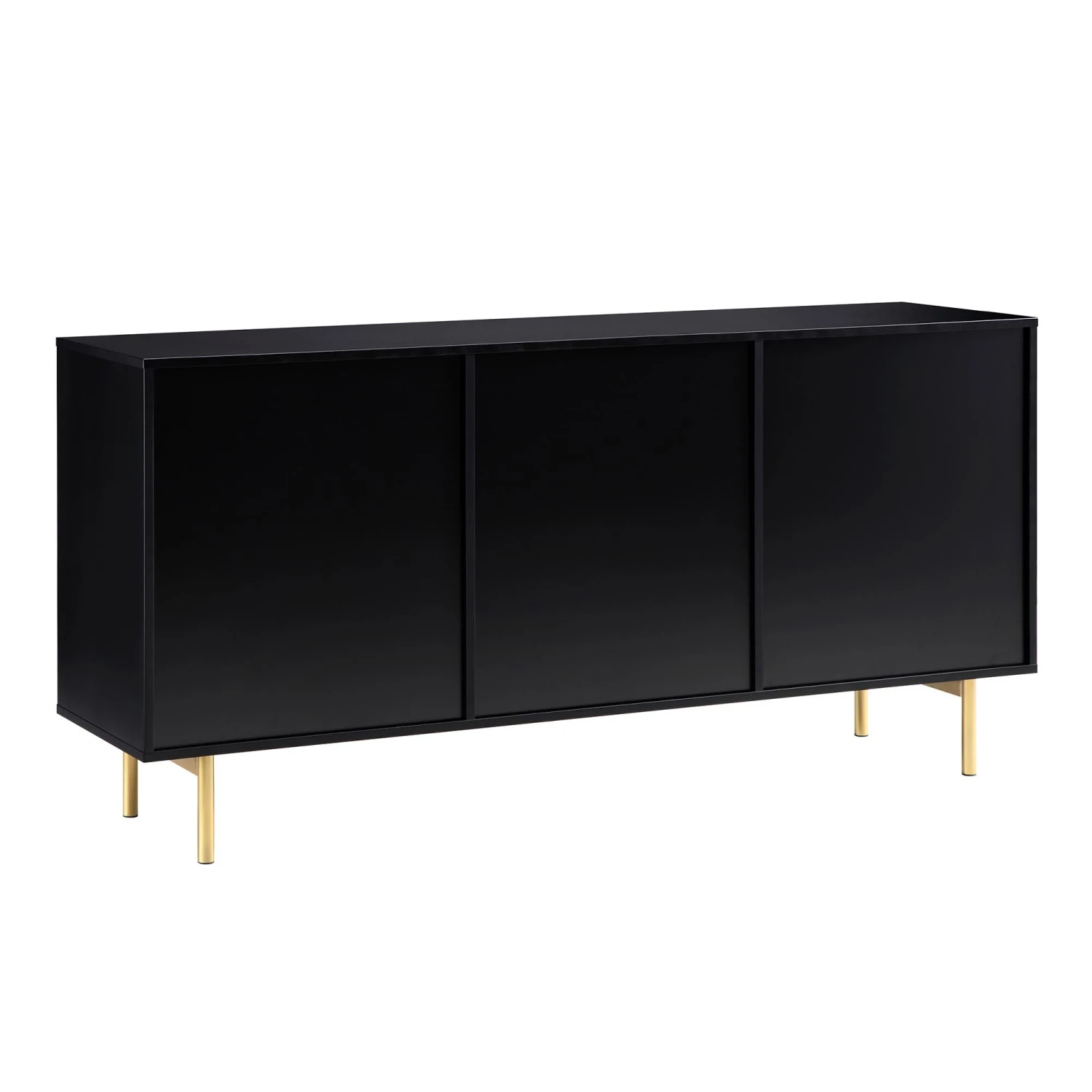Richmond Ridged Large Sideboard, Matte Black 9 Richmond Ridged Large Sideboard, Matte Black - Image 8
